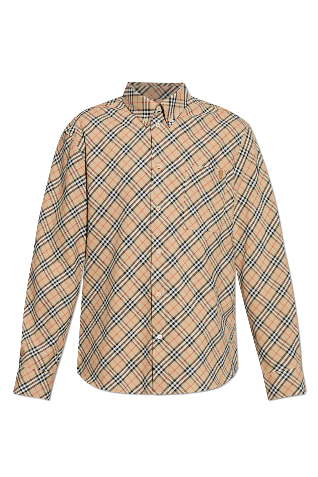 チェック コットンシャツ (サンド) | Burberry®公式サイト